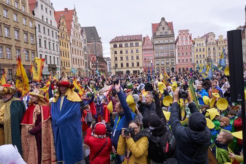 Na zdjęciu Orszak Trzech Króli we Wrocławiu z 2023 roku