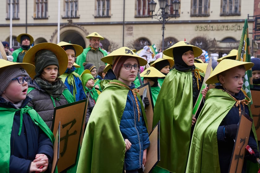 Na zdjęciu Orszak Trzech Króli we Wrocławiu z 2023 roku