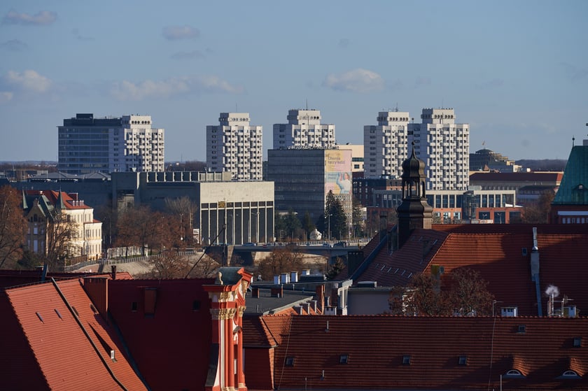 Widok na Wrocław z Wieży Matematycznej
