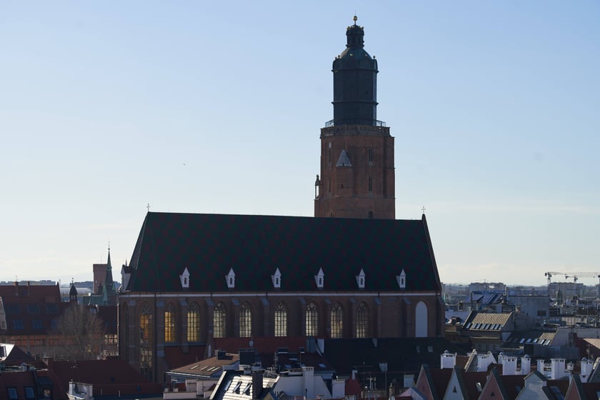 Widok na Wrocław z Wieży Matematycznej