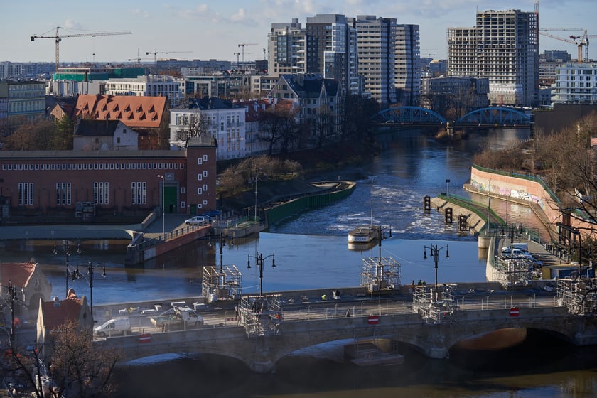Widok na Wrocław z Wieży Matematycznej