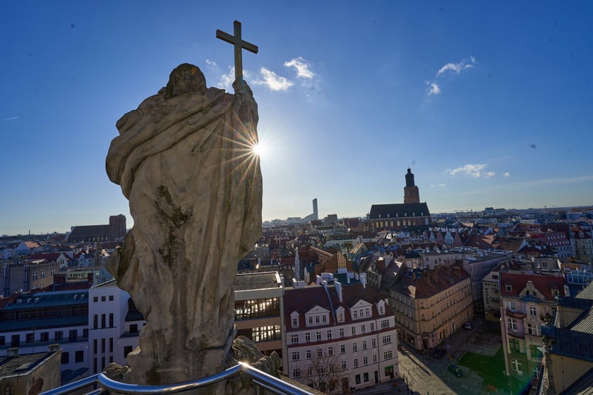 Widok na Wrocław z Wieży Matematycznej