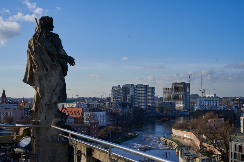 Widok na Wrocław z Wieży Matematycznej