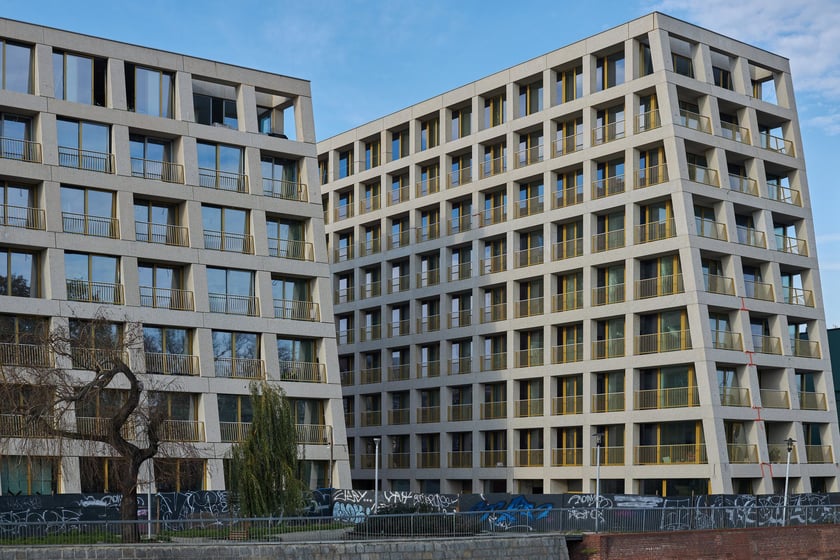 Nowe budynki mieszkalne przy Drobnera we Wrocławiu