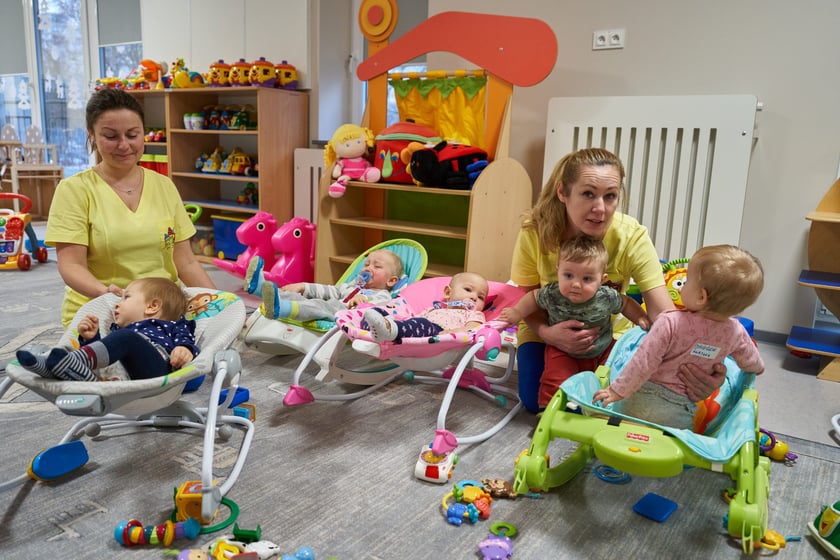 Zdjęcie z uroczystego otwarcia żłobka numer 5 po remoncie kapitalnym