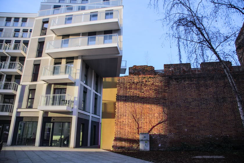 Nadodrzańskie bulwary w centrum miasta wyremontowano ostatnio w wielu miejscach
