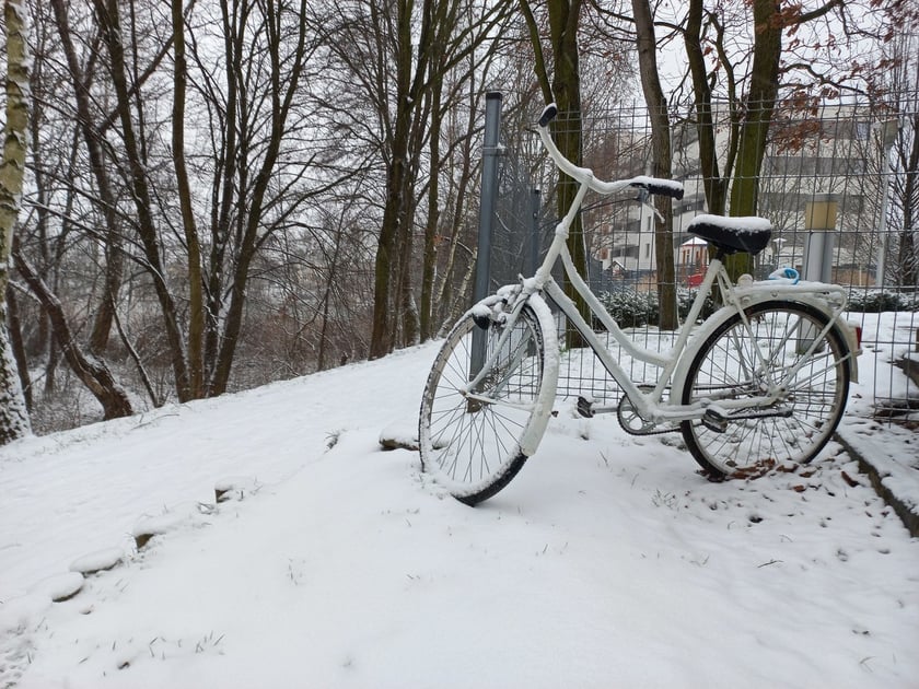Zima we Wrocławiu. Osiedle Stabłowice w śniegu 21.01.2023