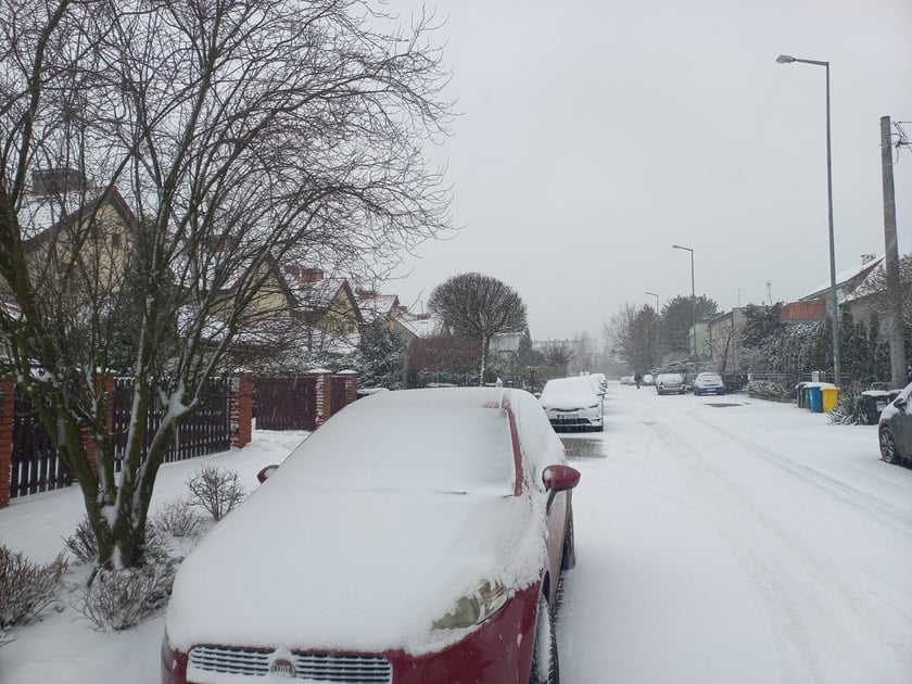 Zima we Wrocławiu. Osiedle Stabłowice w śniegu 21.01.2023