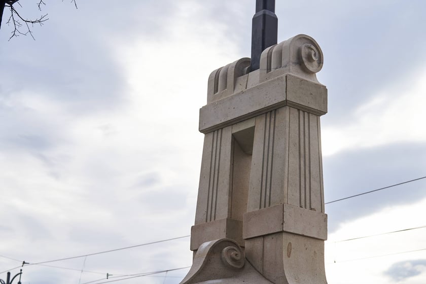 Most Pomorski Południowy w szczególe