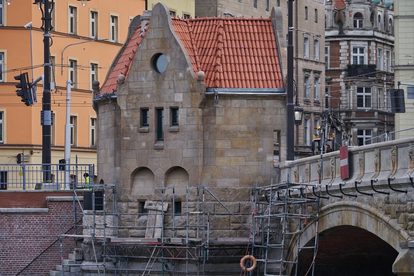 Most Pomorski Południowy w szczególe