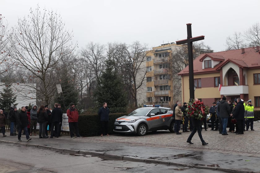 Zdjęcia z uroczystości pogrzebowych Krzysztofa Balawejdera