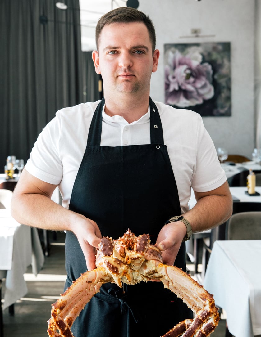 Paweł Kaszubski, szef kuchni restauracji La Maddalena