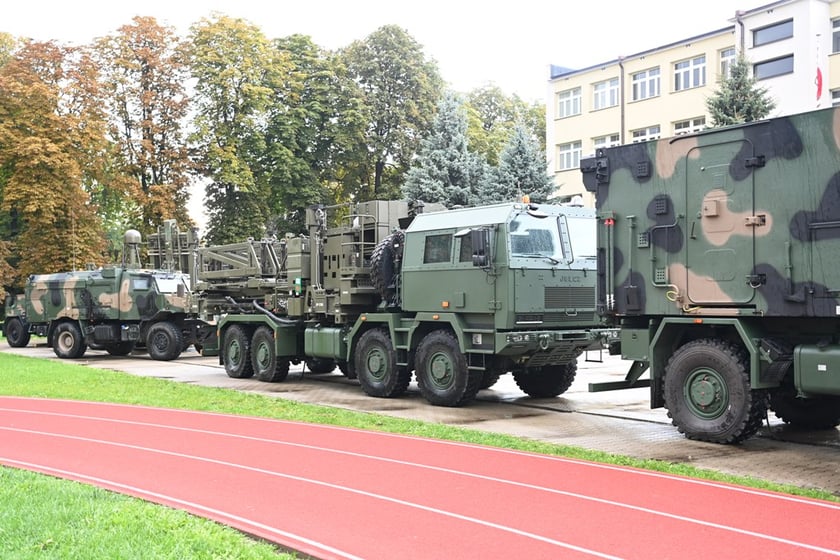 Na zdjęciu sprzęt wojskowy polskiej armii