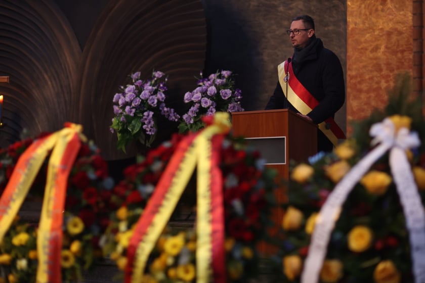 Pogrzeb Andrzeja Puzio, Cmentarz Grabiszyński we Wrocławiu, 03.02.2023