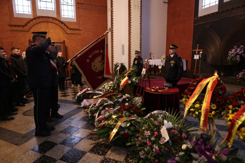 Pogrzeb Andrzeja Puzio, Cmentarz Grabiszyński we Wrocławiu, 03.02.2023