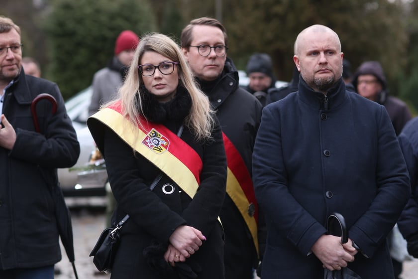 Pogrzeb Andrzeja Puzio, Cmentarz Grabiszyński we Wrocławiu, 03.02.2023