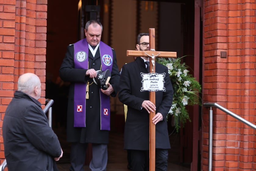 Pogrzeb Andrzeja Puzio, Cmentarz Grabiszyński we Wrocławiu, 03.02.2023