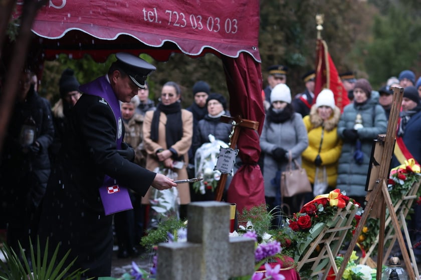 Pogrzeb Andrzeja Puzio, Cmentarz Grabiszyński we Wrocławiu, 03.02.2023