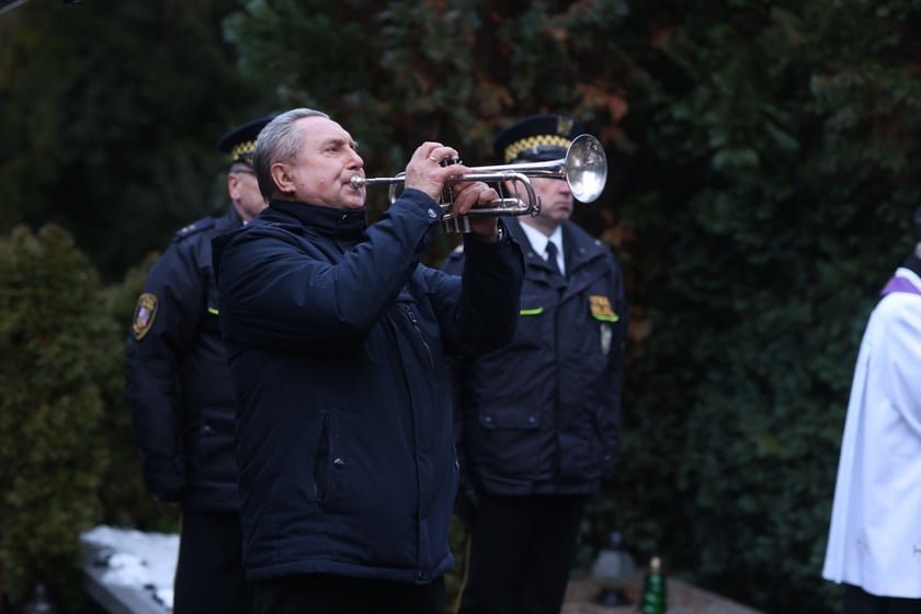 Pogrzeb Andrzeja Puzio, Cmentarz Grabiszyński we Wrocławiu, 03.02.2023