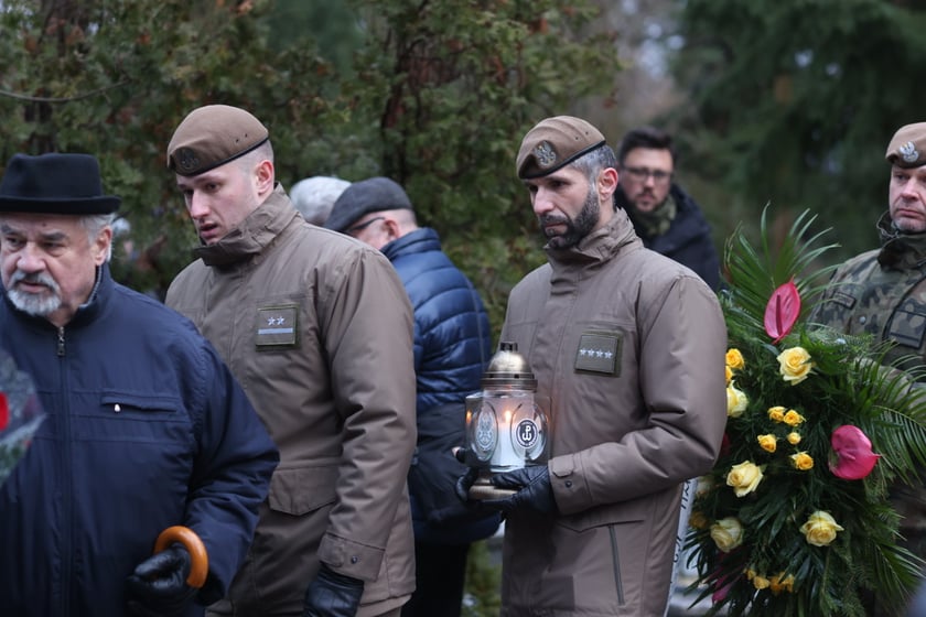 Pogrzeb Andrzeja Puzio, Cmentarz Grabiszyński we Wrocławiu, 03.02.2023