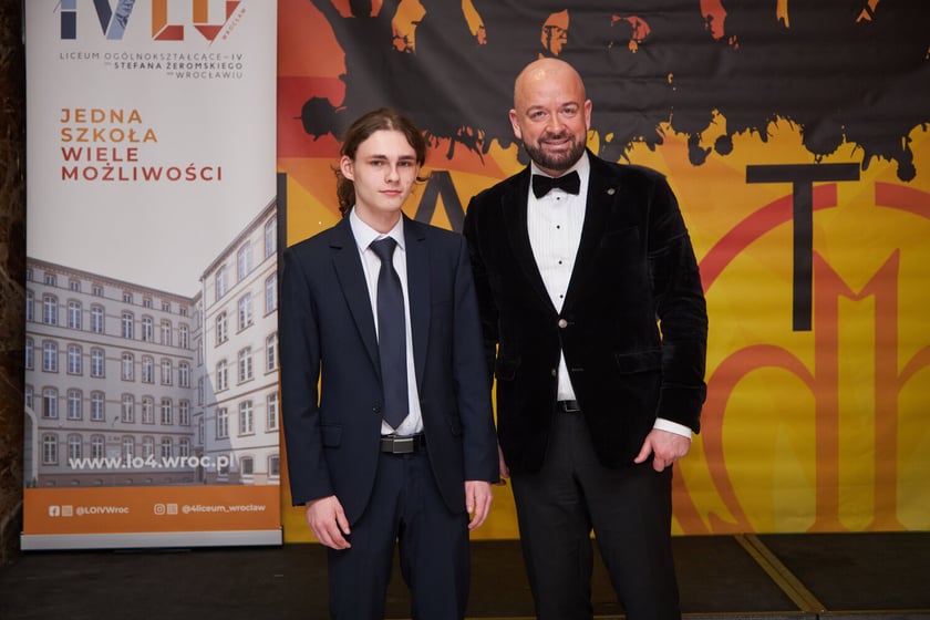 Na zdjęciu bal studni&oacute;wkowy IV LO 11.02.2023 r.