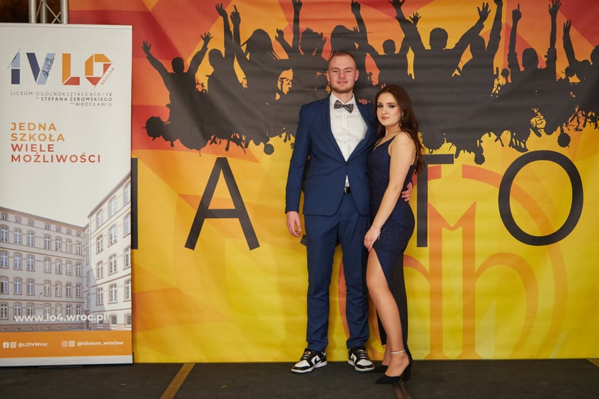 Na zdjęciu bal studni&oacute;wkowy IV LO 11.02.2023 r.