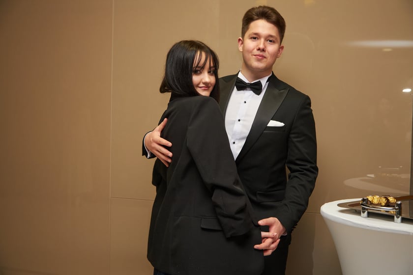 Na zdjęciu bal studni&oacute;wkowy IV LO 11.02.2023 r.