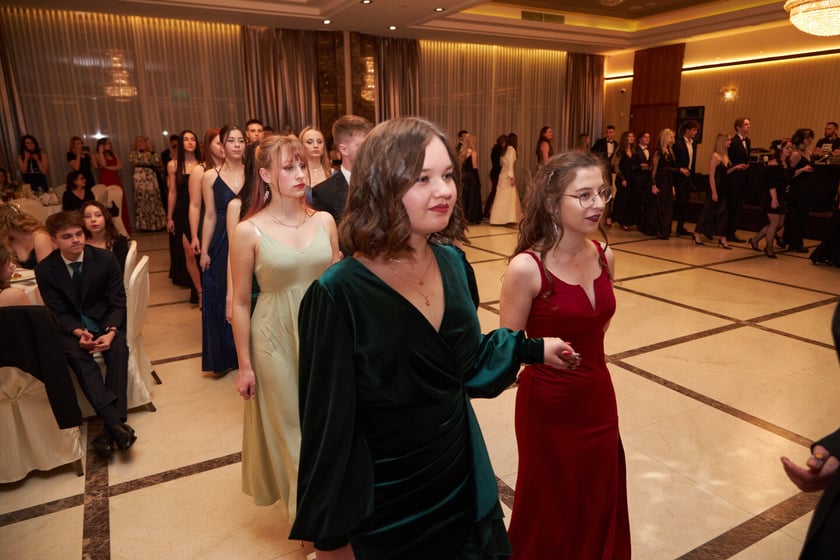 Na zdjęciu bal studni&oacute;wkowy IV LO 11.02.2023 r.