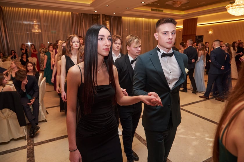 Na zdjęciu bal studni&oacute;wkowy IV LO 11.02.2023 r.
