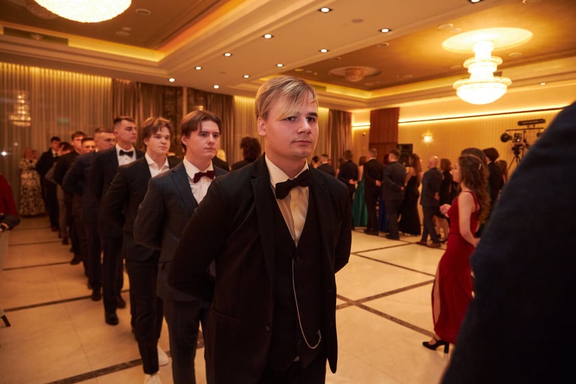 Na zdjęciu bal studni&oacute;wkowy IV LO 11.02.2023 r.