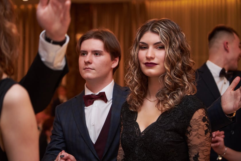 Na zdjęciu bal studni&oacute;wkowy IV LO 11.02.2023 r.