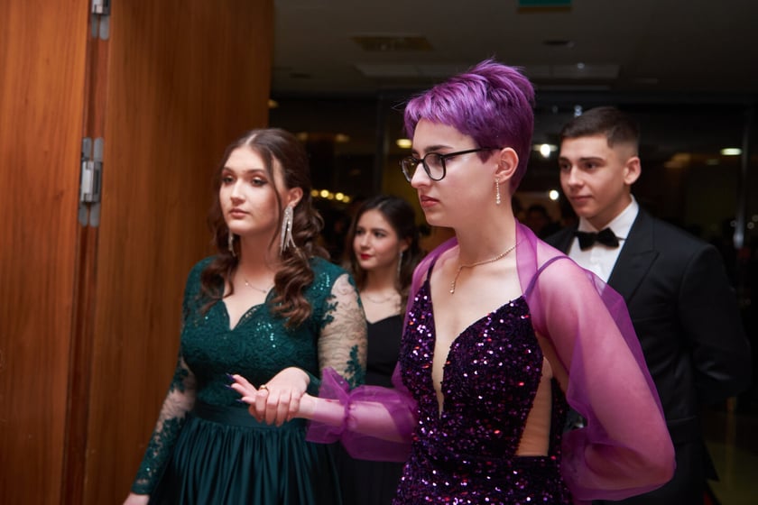 Na zdjęciu bal studni&oacute;wkowy IV LO 11.02.2023 r.