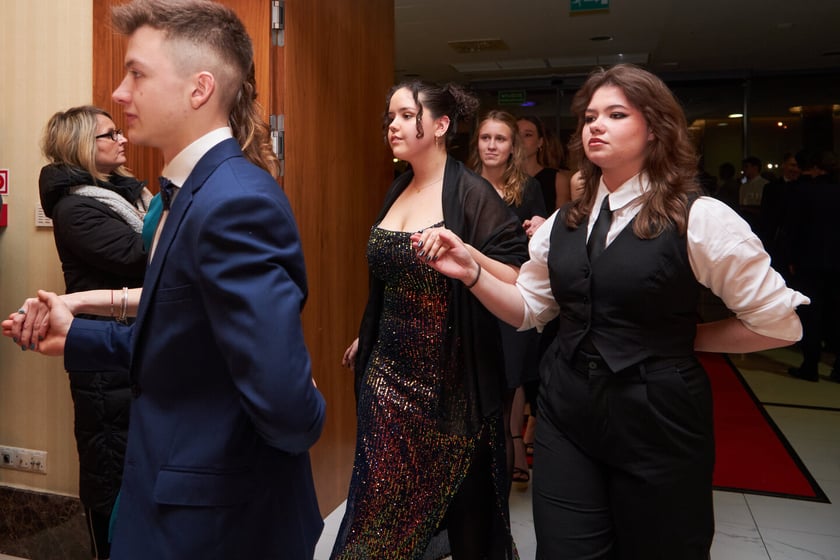 Na zdjęciu bal studni&oacute;wkowy IV LO 11.02.2023 r.