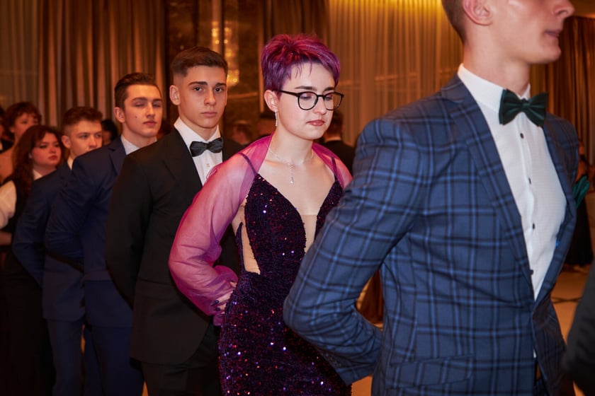 Na zdjęciu bal studni&oacute;wkowy IV LO 11.02.2023 r.