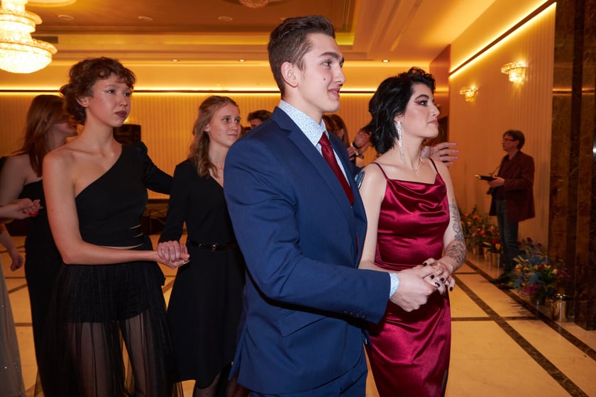 Na zdjęciu bal studni&oacute;wkowy IV LO 11.02.2023 r.