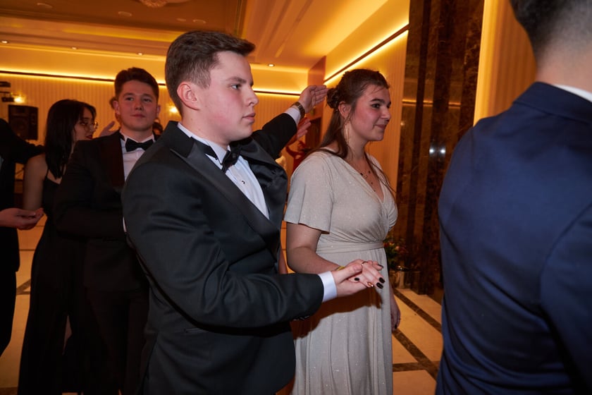 Na zdjęciu bal studni&oacute;wkowy IV LO 11.02.2023 r.