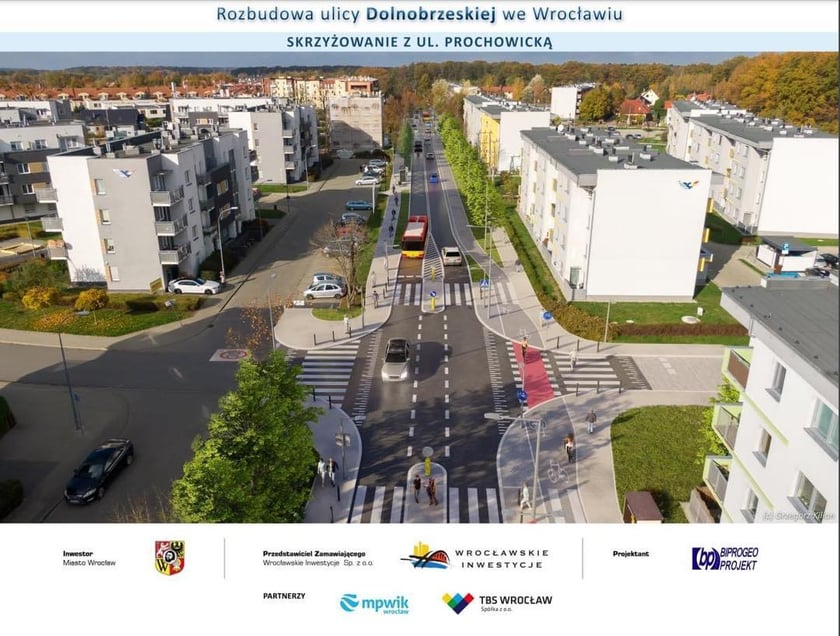 Na zdjęciu: wizualizacje ulicy Dolnobrzeskiej, gdzie w najbliższym czasie zostanie przeprowadzony remont
