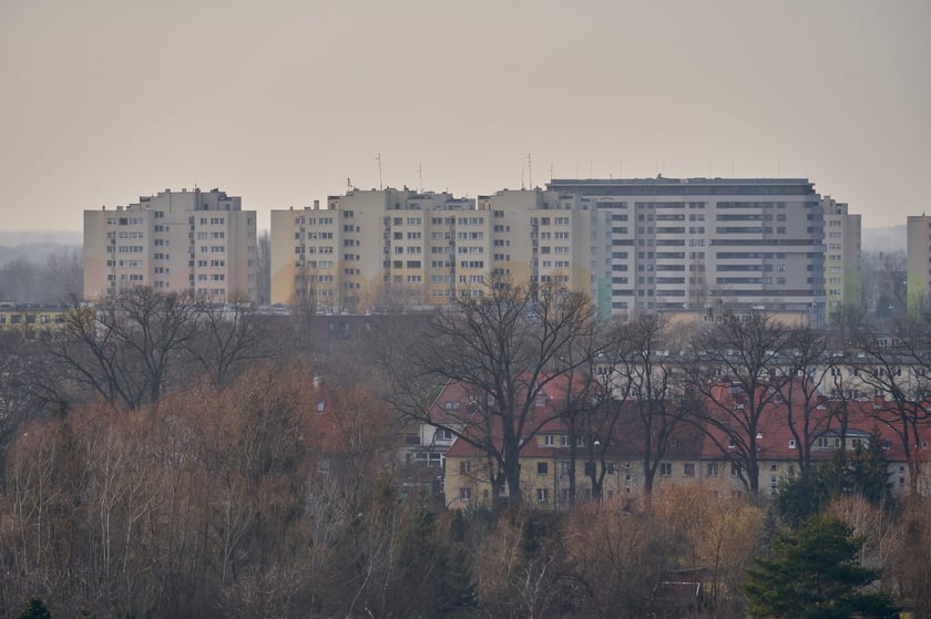 Osiedle Kozanów z lotu ptaka
