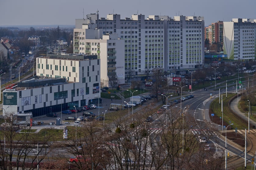 Osiedle Kozanów z lotu ptaka