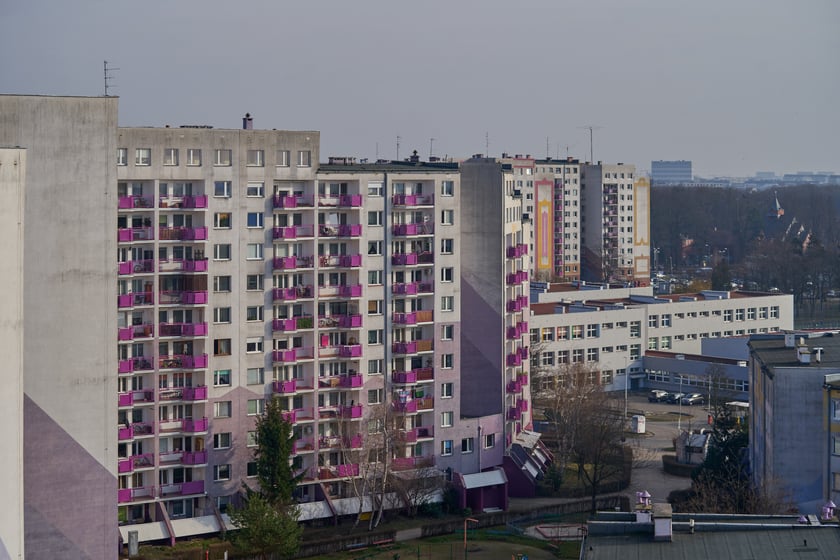 Osiedle Kozanów z lotu ptaka