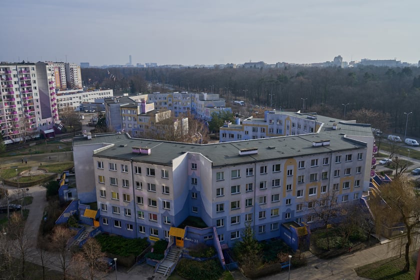 Osiedle Kozanów z lotu ptaka