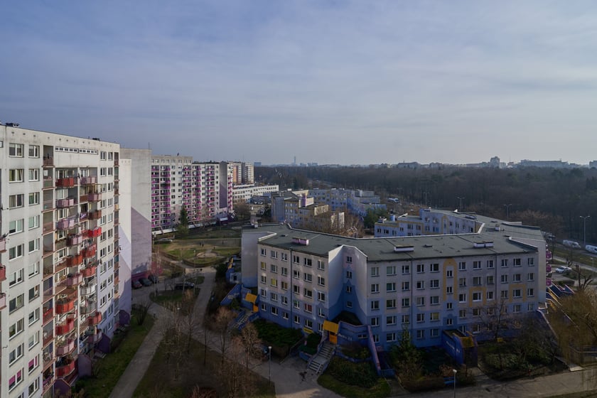 Osiedle Kozanów z lotu ptaka