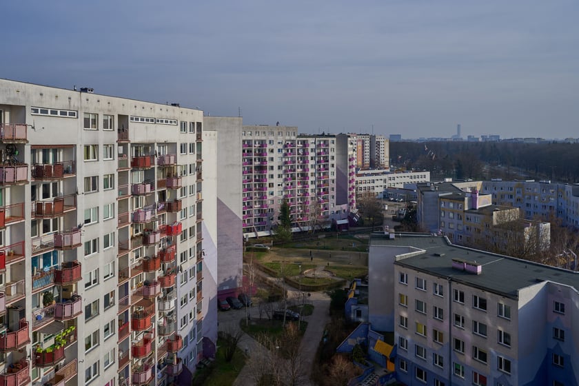 Osiedle Kozanów z lotu ptaka