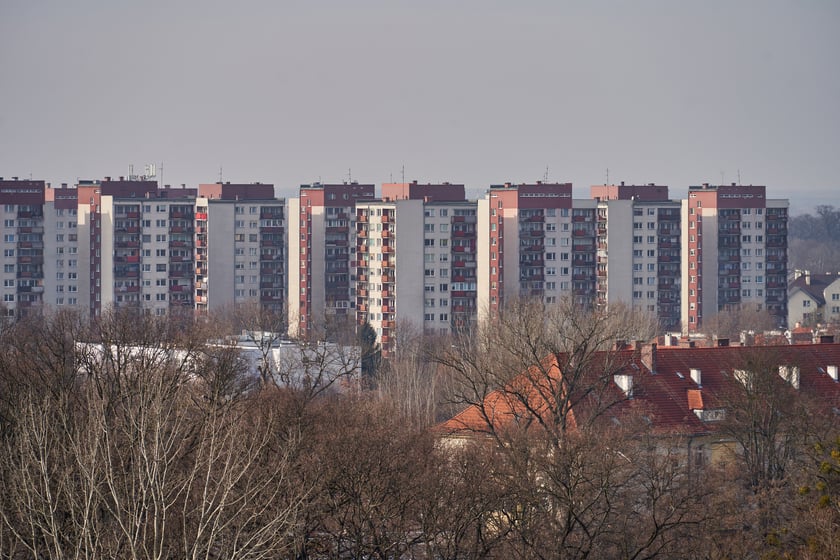 Osiedle Kozanów z lotu ptaka