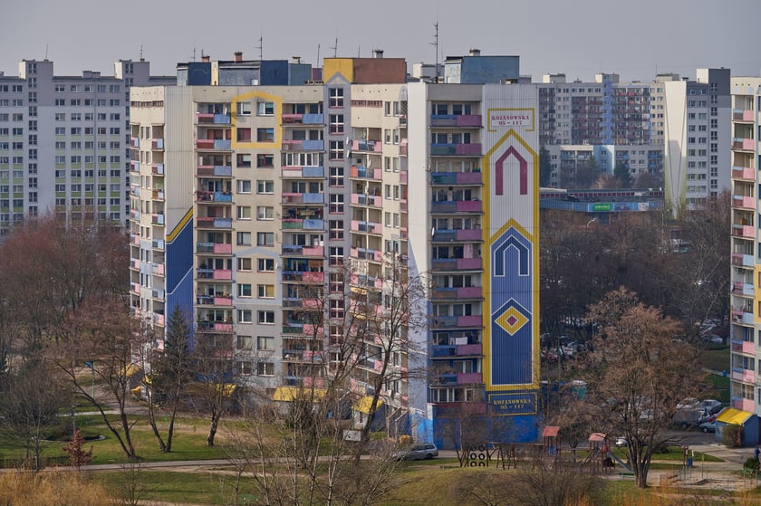 Osiedle Kozanów z lotu ptaka