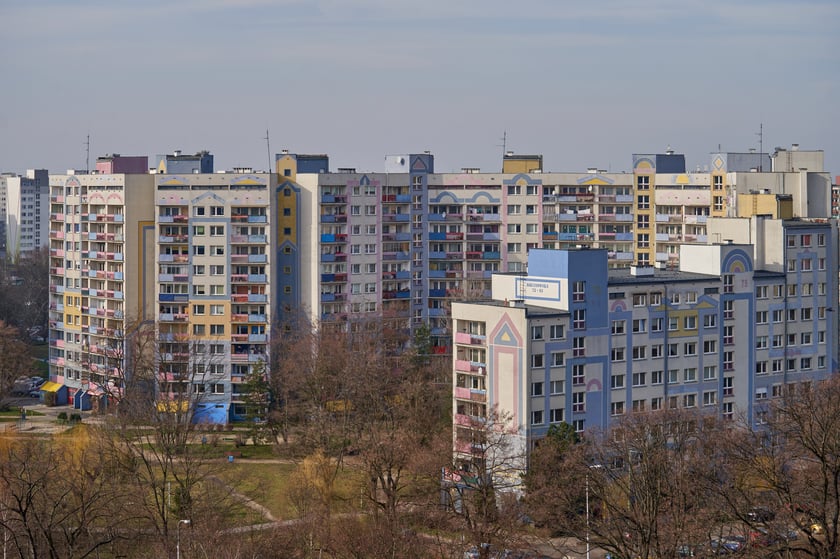 Osiedle Kozanów z lotu ptaka