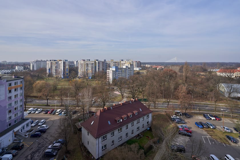 Osiedle Kozanów z lotu ptaka