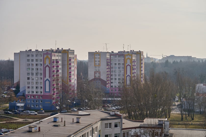 Osiedle Kozanów z lotu ptaka