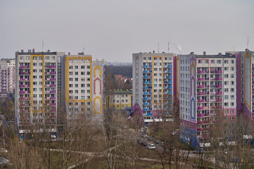 Osiedle Kozanów z lotu ptaka