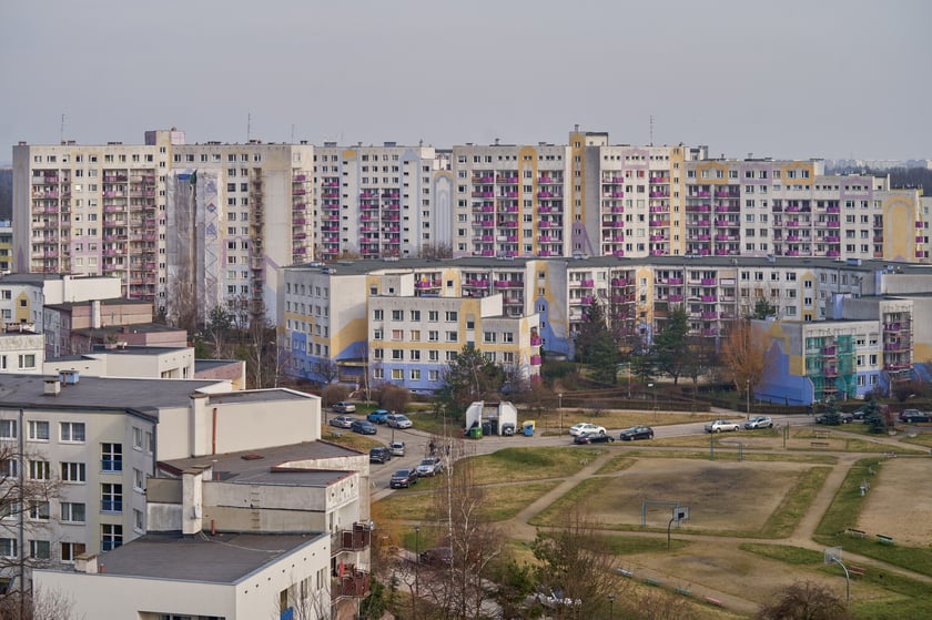 Osiedle Kozanów z lotu ptaka